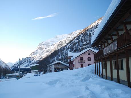 Familienskigebiete Piemont – Familien und Kinder Alagna Valsesia/Gressoney-La-Trinité/Champoluc/Frachey (Monterosa Ski)
