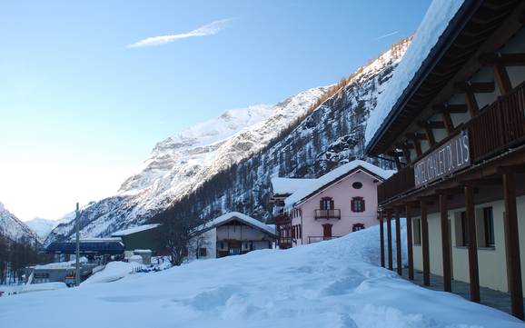 Familienskigebiete Monte Rosa – Familien und Kinder Alagna Valsesia/Gressoney-La-Trinité/Champoluc/Frachey (Monterosa Ski)