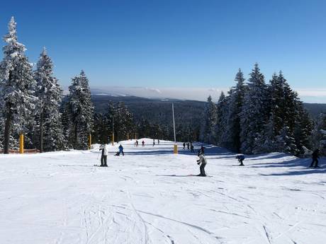 Skigebiete für Anfänger im Tschechischen Erzgebirge – Anfänger Keilberg (Klínovec)