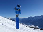 Leistungsfähige Schneekanone am Zettersfeld
