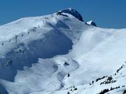 Blick auf die Abfahrt am Ragaz