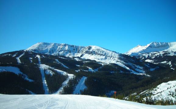 Höchste Talstation in der Madison Range – Skigebiet Yellowstone Club