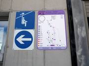 Detaillierte Informationen an allen Skiliften