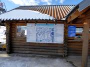 Pistenplan an der Talstation Alpe di Vezzena