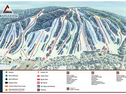 Pistenplan Craigleith Ski Club