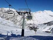 Trepalle - 4er Hochgeschwindigkeits-Sesselbahn (kuppelbar) mit Abdeckhauben