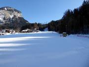 Die leichte Skipiste in Bad Häring