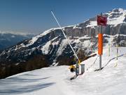 Beschneiung im Skigebiet Leukerbad