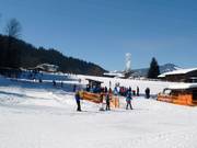 Blick zum Übungsgelände Rueppen