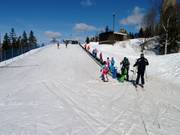 Die Zufahrtspisten am Toppsenteret