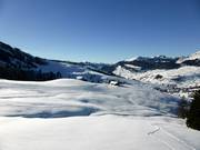 Blick über das Skigebiet Toggenburg