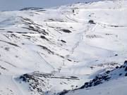 Blick auf die Piste Rebeco