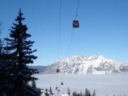 Bequeme Auffahrt ins Skigebiet Galsterberg