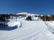 Leichte und breite Piste