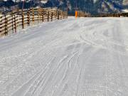 Sehr gute Pistenpräparierung 