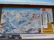 Informationstafel mit Pistenstatus