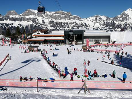 Skigebiete für Anfänger in den Glarner Alpen – Anfänger Flumserberg
