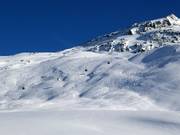 Freeridegelände an der Kirchenkarbahn