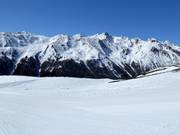 Blick zur Sesvennagruppe mit dem 3205 m hohen Sesvenna