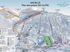 Pistenplan Ancelle