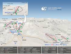 Pistenplan San Isidro-Zona Cebolledo