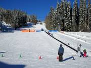 Förderband im Sun Peaks Village
