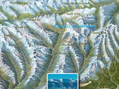 Pistenplan Purcell Heliskiing