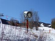 Schneekanone im Skigebiet Sunday River