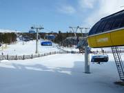 S Levi South - 6er Hochgeschwindigkeits-Sesselbahn (kuppelbar) mit Abdeckhauben und Sitzheizung