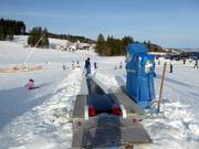 Perfekt für den Start: ein Förderband