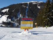 Ausschilderung in Gerlos