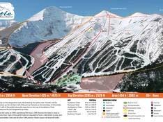 Pistenplan Castle Mountain