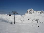 Pisten am Jägeralp-Express in Warth