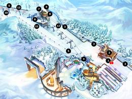 Pistenplan Ski Dubai – Mall of the Emirates