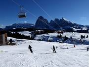 Piste an der Sesselbahn Mezdi