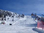 Schwere Panorama-Abfahrt an der Gipfelbahn des Hauser Kaibling