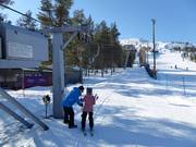 Am Tellerlift wird der Bügel gereicht