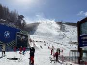 Blick auf die Pisten in Wanlong