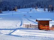 Blick auf den Babylift in Embach