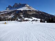 Übungspiste Le Pope direkt am Karerpass