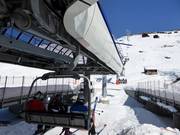 Findelbahn (Eja-Sunnegga) - 4er Hochgeschwindigkeits-Sesselbahn (kuppelbar) mit Sitzheizung