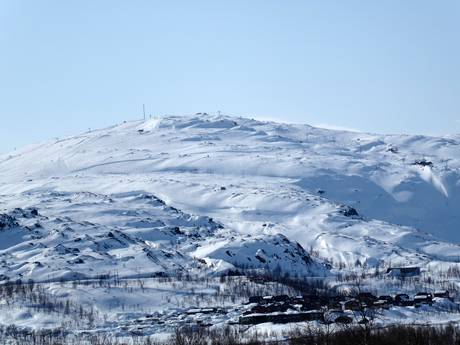 Norrbotten: Größe der Skigebiete – Größe Riksgränsen