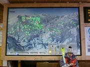 Detaillierter Pistenplan mit Statusanzeige