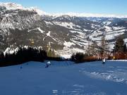 Der obere Teil der Abfahrt Gran Risa