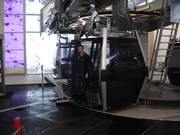 Die Gondeln werden auch während des Tages gereinigt