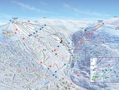 Pistenplan Saariselkä