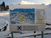 Pistenplan an der Talstation