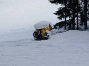 Schneekanone in der Hausbergarena