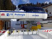 Pralongiá - 6er Hochgeschwindigkeits-Sesselbahn (kuppelbar)