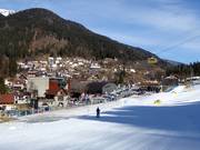 Ravascletto mit einigen Unterkünften